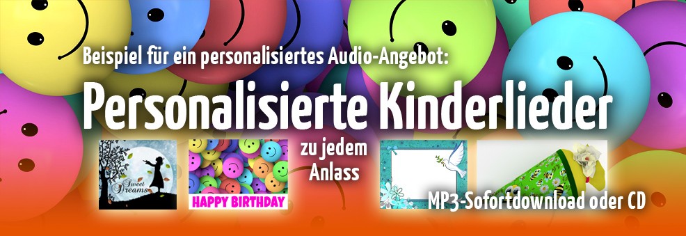 Personalisierte Kinderlieder